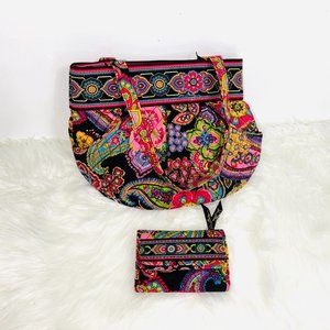 Vera Bradley Handbag & Matching Wallet